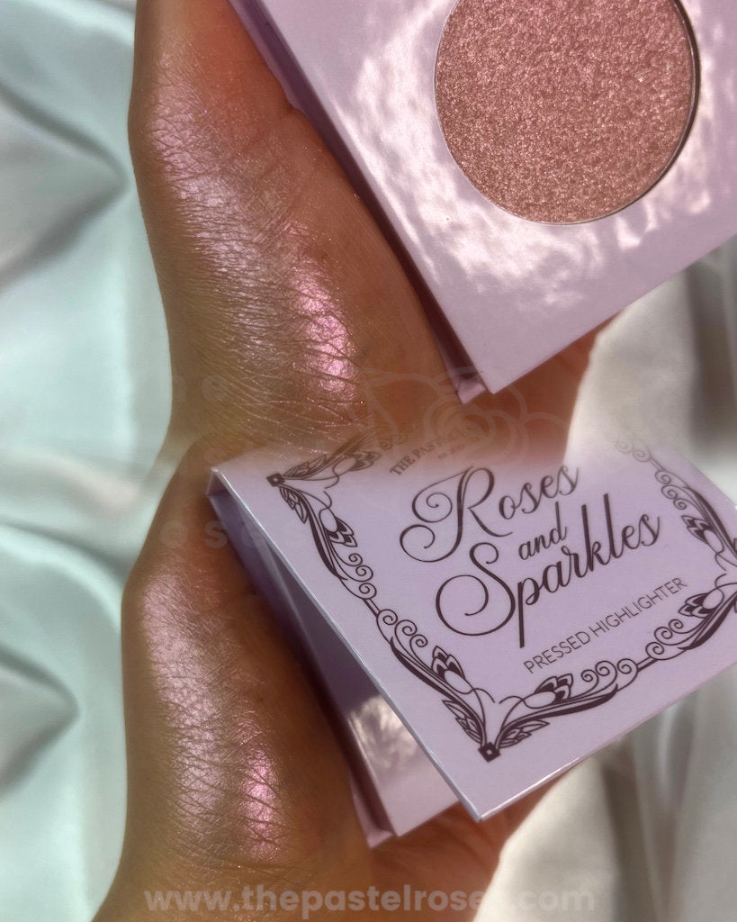 Roses and Sparkles - pressed highlighter