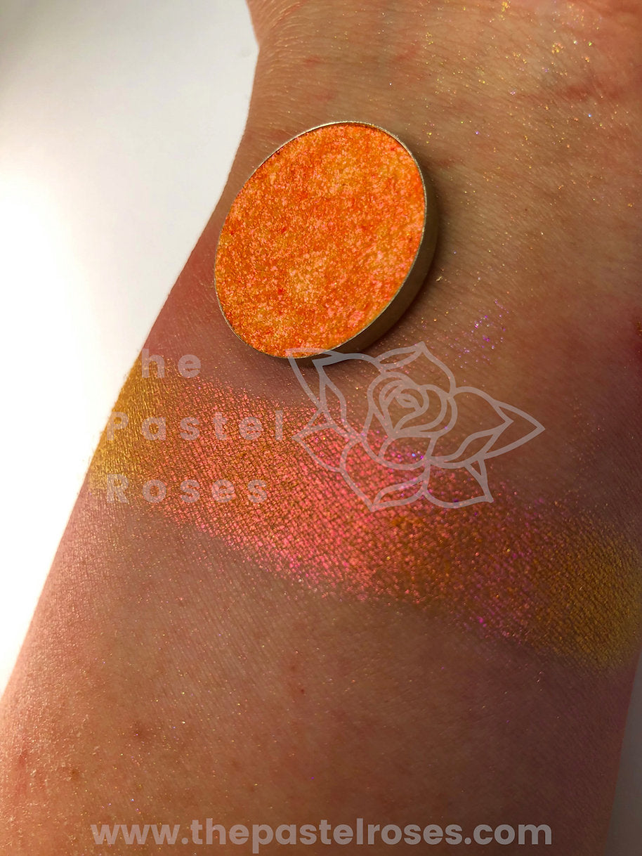 Electric Orange - Pressed Duo-Chrome Eyeshadow