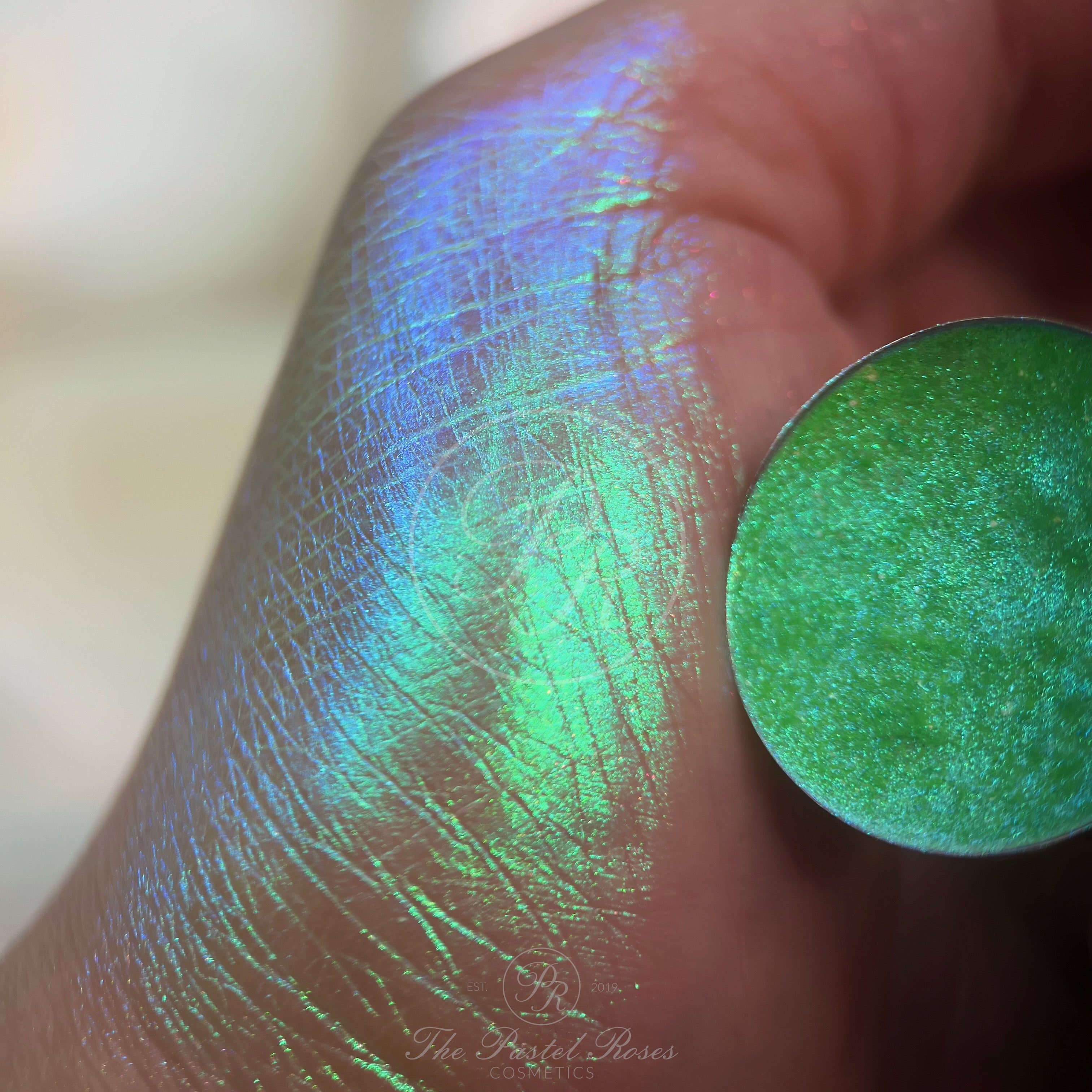Lush Lime - Prasowany cień do powiek Multi-Chrome