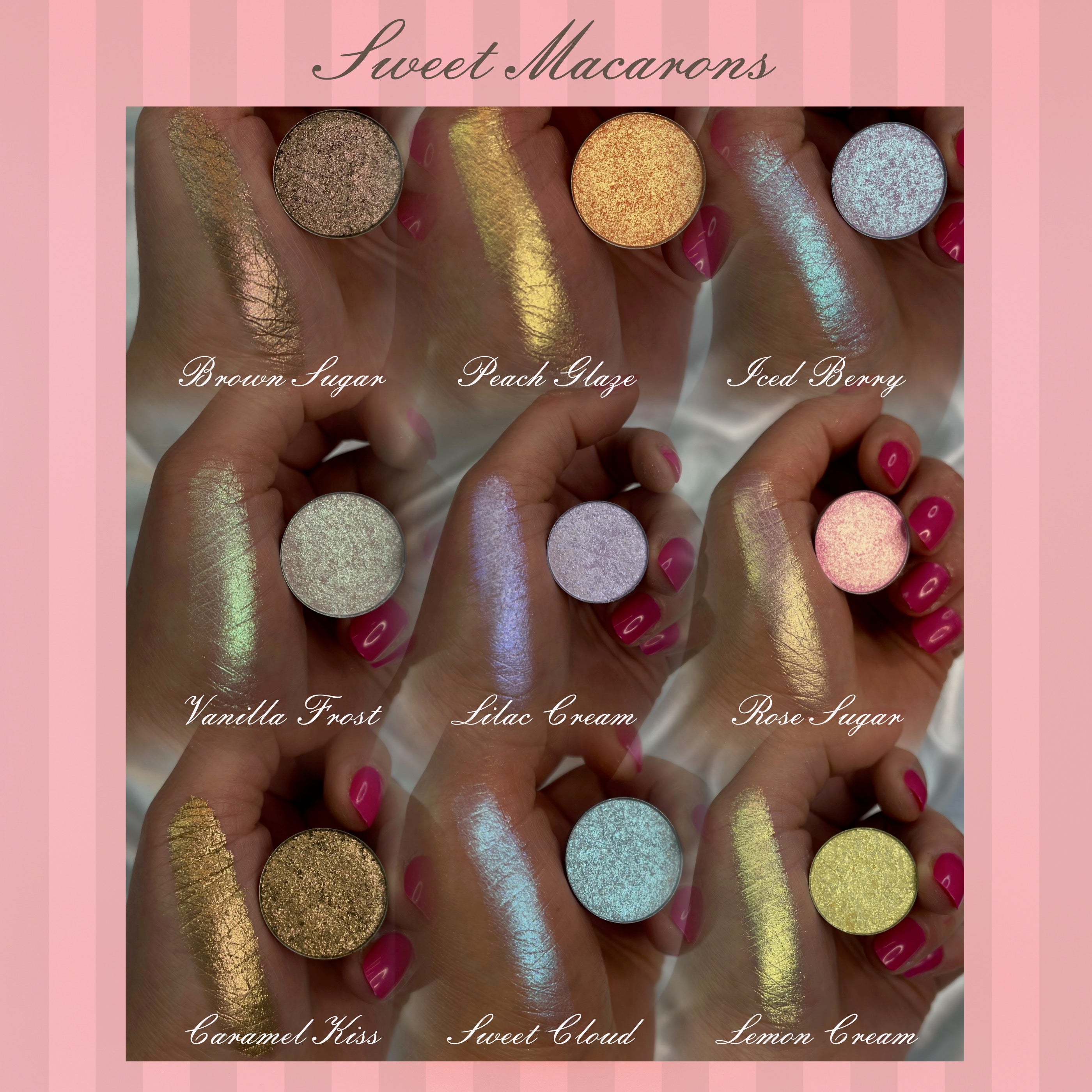 Lilac Cream - Prasowany cień do powiek Sweet Macarons (PRE-ORDER)